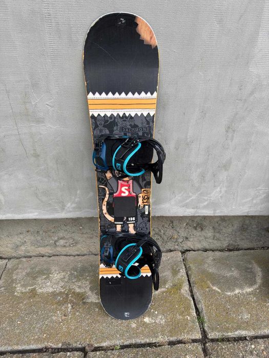 Placa snowboard Salomon JR 135cm+legaturi Salomon