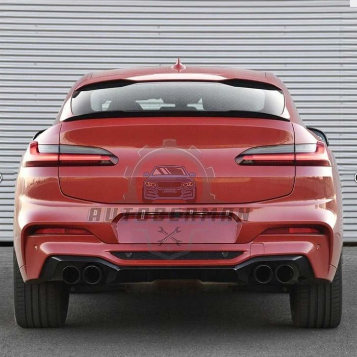 Спойлер за BMW X4 G02 на багажник (2019+), черен гланц БМВ Х4 Г02