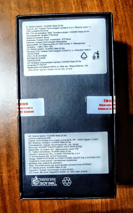 Huawei Mate 20 Lite platinium gold exceptional