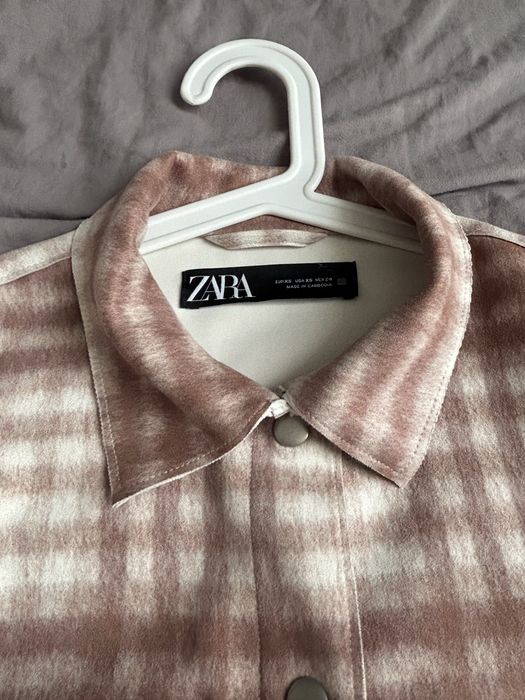 Рубашка-куртка ZARA в клетку