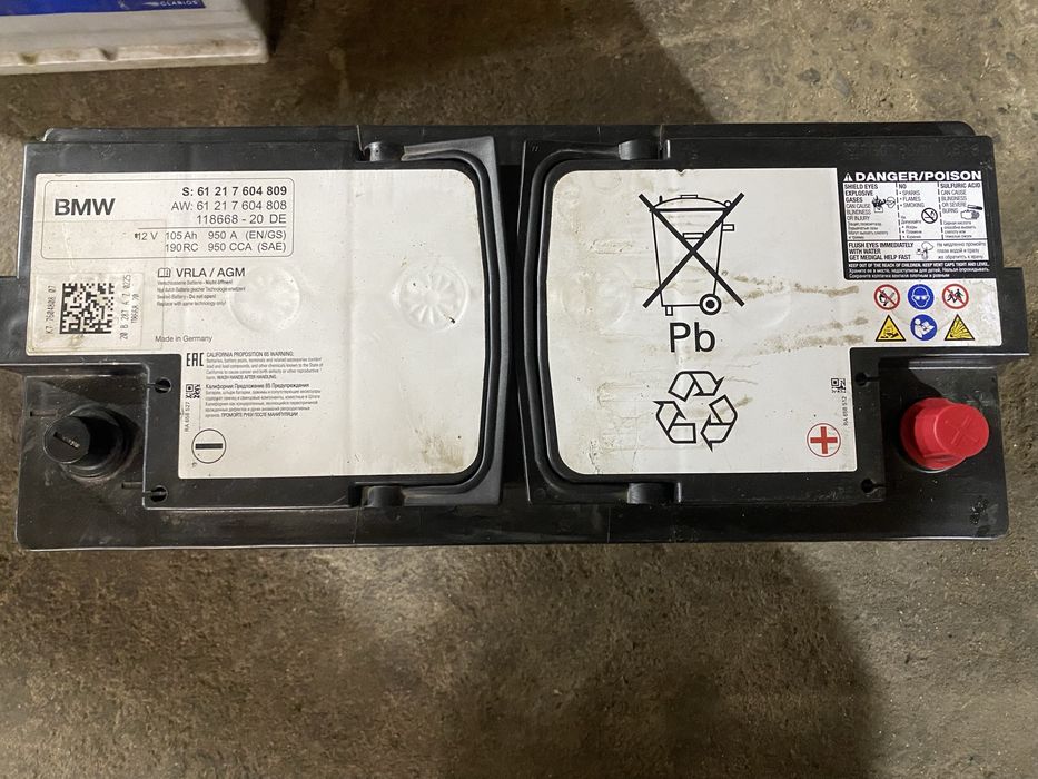 Продам Аккумулятор BMW 105Ah. AGM
