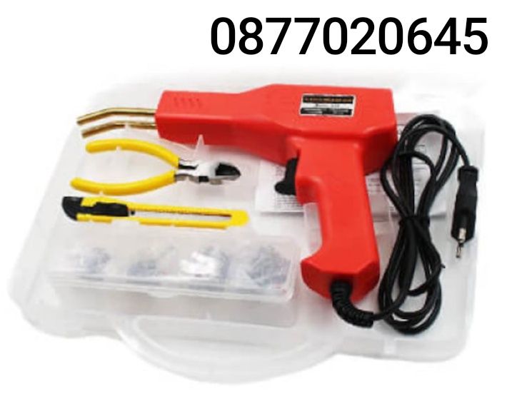 50W Поялник пистолет за лепене на пластмаса броня с 200 бр скоби инст