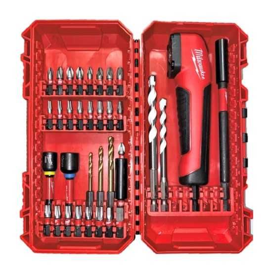 Накрайници комплект с ъглова приставка Milwaukee , 35 части