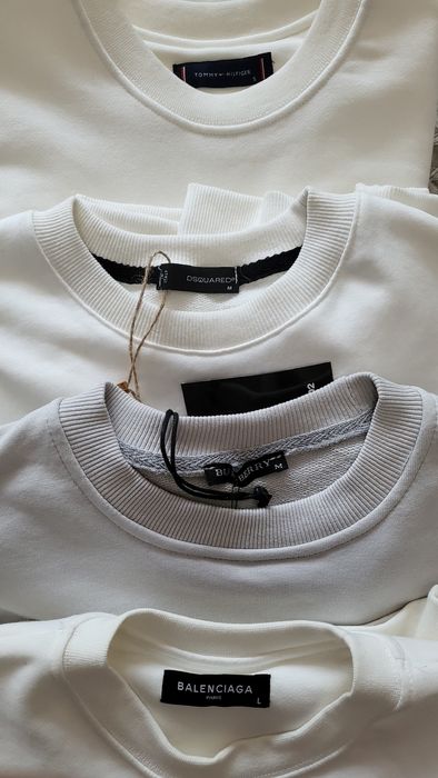 Tommy, Burberry, Dsquared, Balenciaga