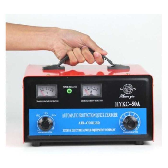 Зарядно устройство за акумулатор 50A - 6V/12V/24V.
