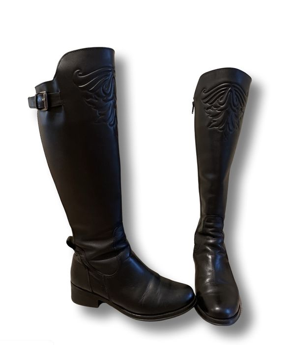 Cizme de piele, second hand