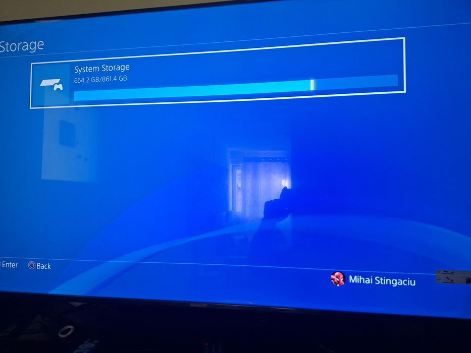 Consolă PlayStation 4 (PS4) Fat 1TB + 1 Manetă + Pachet 14 Jocuri