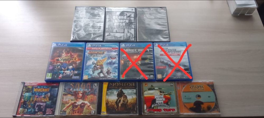 Игры на ПК,PS2,PS4