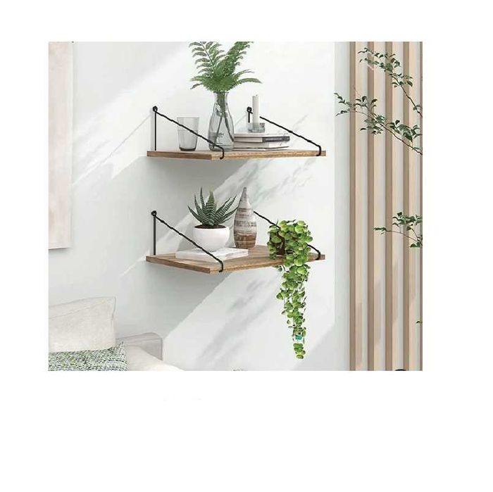 Декоративен рафт Mercado Trade, За стена, 1бр., Бежов