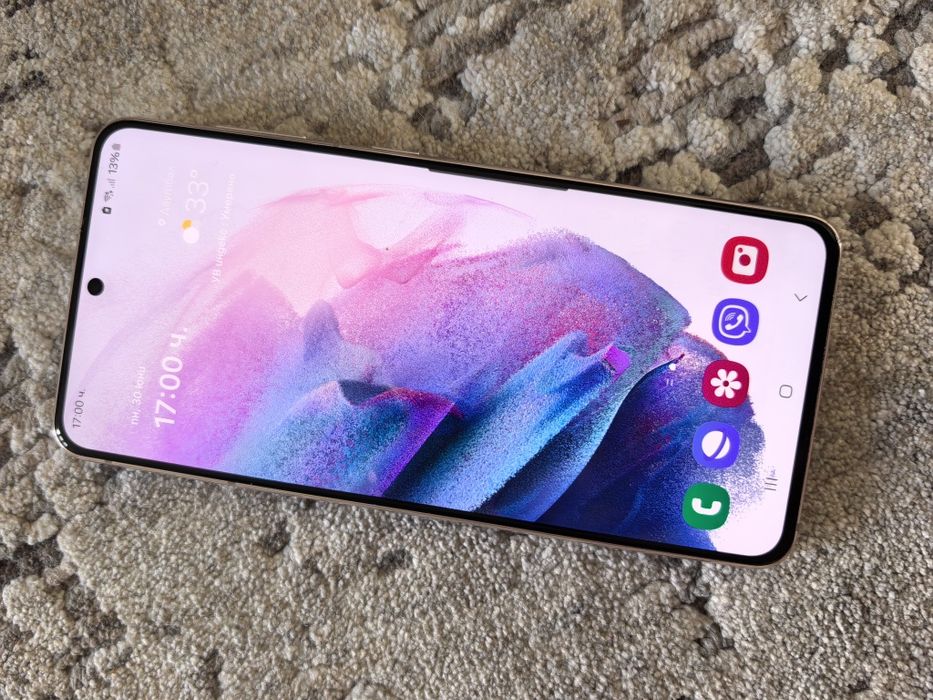 Samsung Galaxy S21 256GB (лилав) + Galaxy Watch 4 44mm (розов) – компл