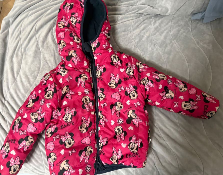 Детско преходно / пролетно двулицево яке за момиче , размер 3 г