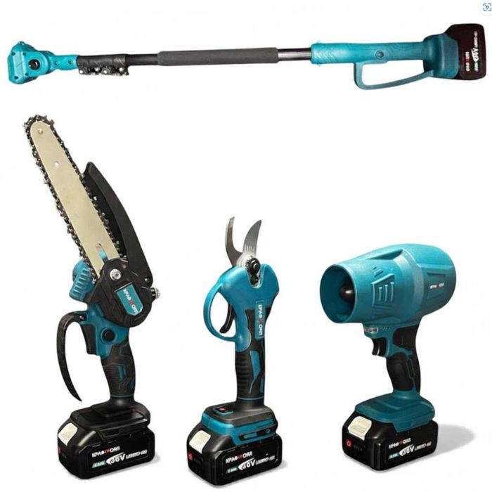 Комплект 4в1 Акумулаторен Инструмент | KraftRoyal