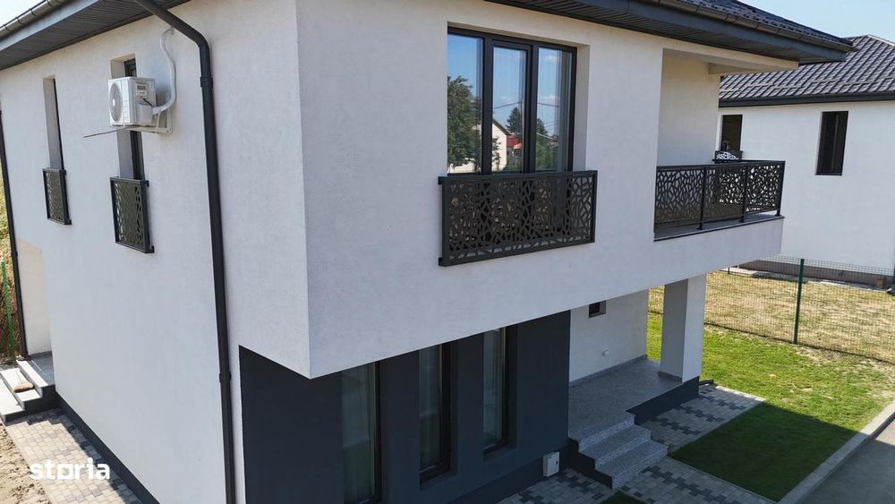 Casă nouă 4 camere Bolintin Vale  încălzire în pardoseală teren 320 mp
