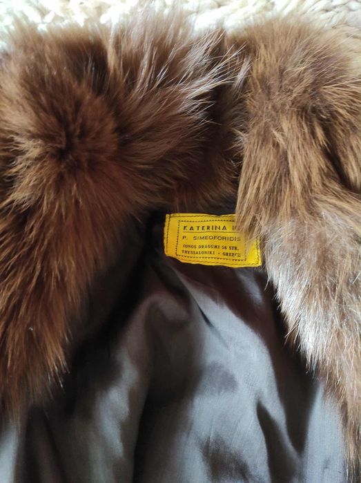 Връхна дреха от козина на мурмел