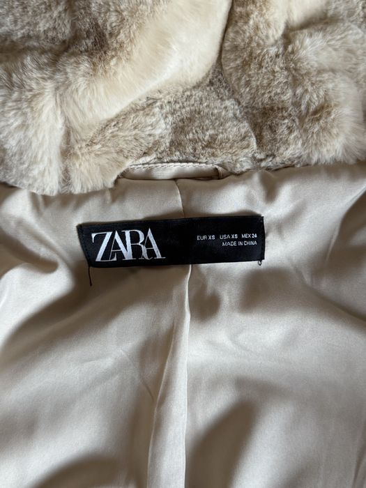 ZARA пухено яке с качулка