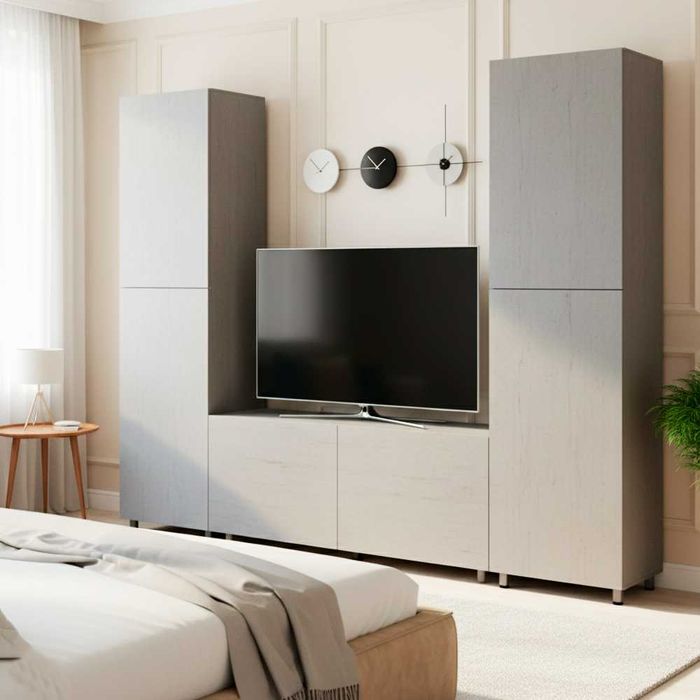 Акция! ШКАФ ЛОФТ / SHKAF LOFT / Серый шкаф / Kiyim shkafi / Стенка /