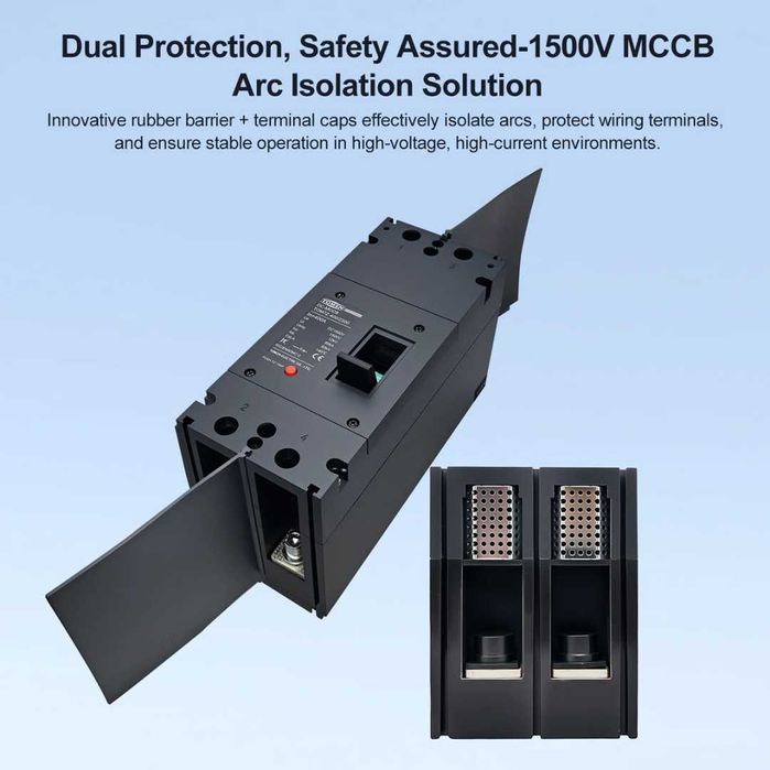 2P DC MCCB 1500V 300A / 350A / 400A Автоматичен прекъсвач с лят корпус