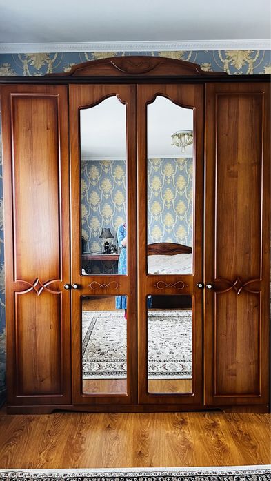 Шкаф, кровать