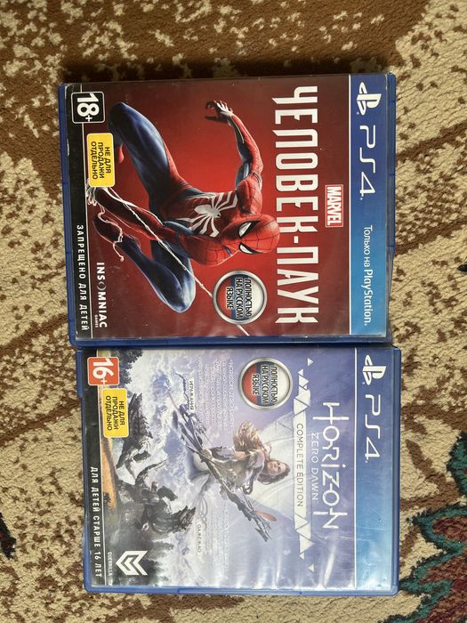 Игры для PS4,PS5, Spider-man, Horizon