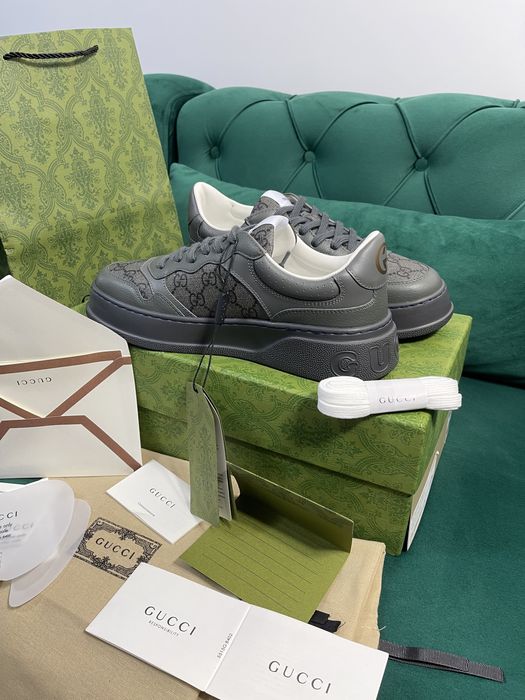 Adidasi Gucci piele naturala Full Box colectie noua