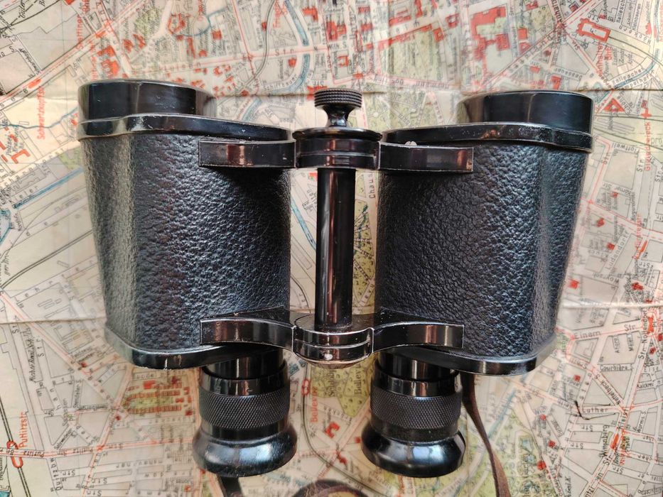 Binoclu istoric SILVAMAR, CARL ZEISS / Jena, 1920, etui, complet!