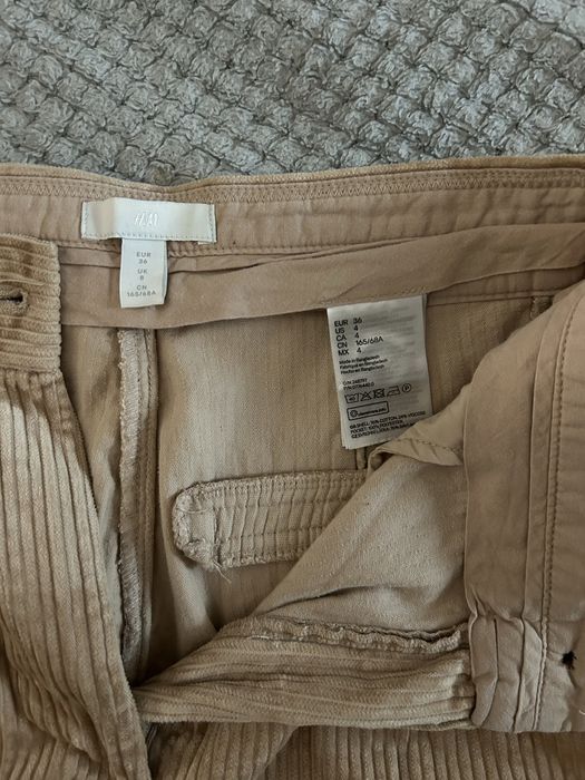 вельветовые брюки h&m