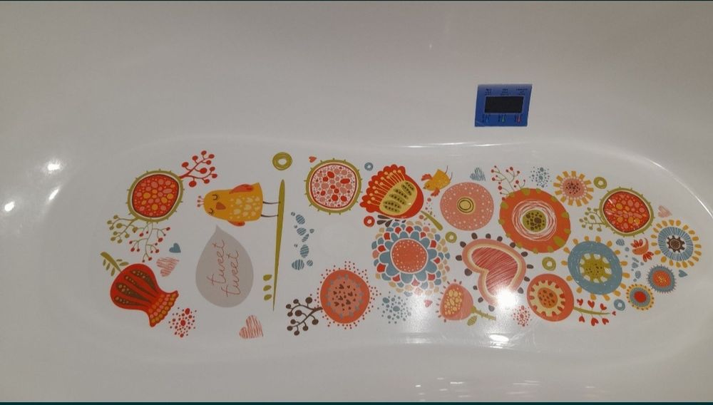 Cădiță bebe cu senzor de temperatur + CADOU saltea activități bebea