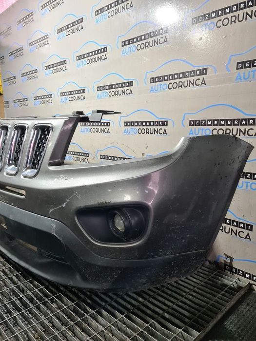 Bara fata Jeep Compass 2011 - 2015 ARGINTIU (809) model fara spalatoare far