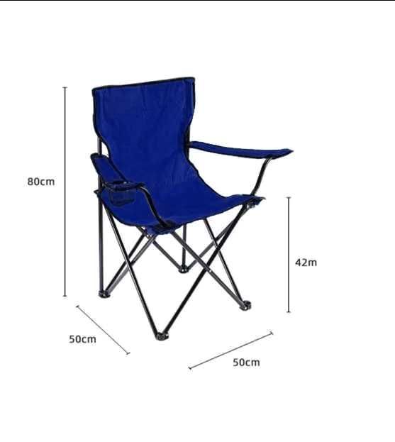 Scaun pliabil camping/ pescuit cu suport pahar culori diferite