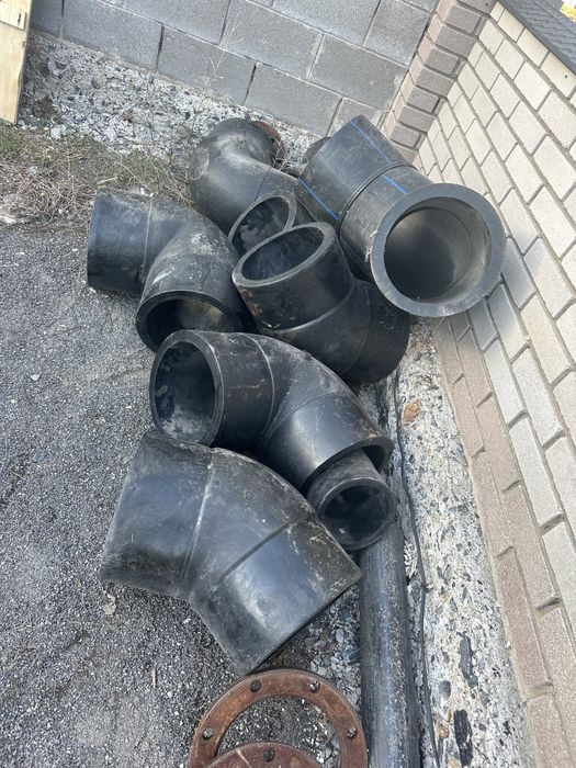 Отвод и фтулка под фланец