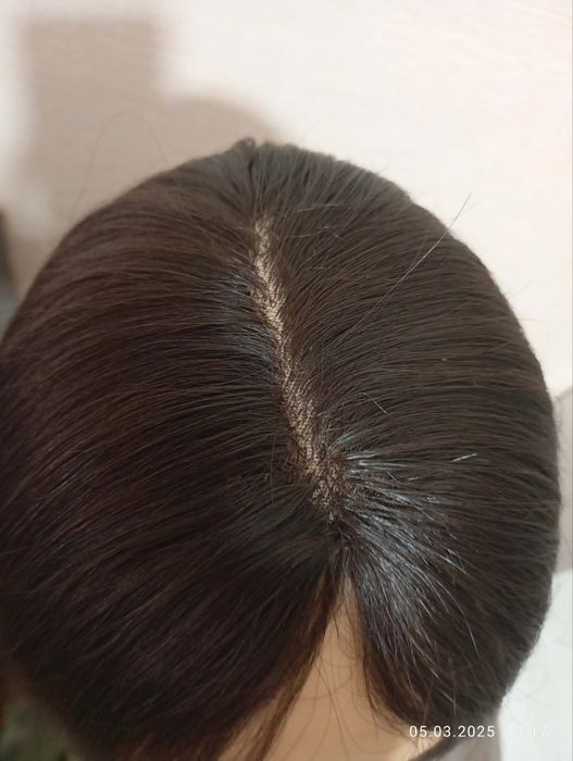 Макушки из натуральных волос