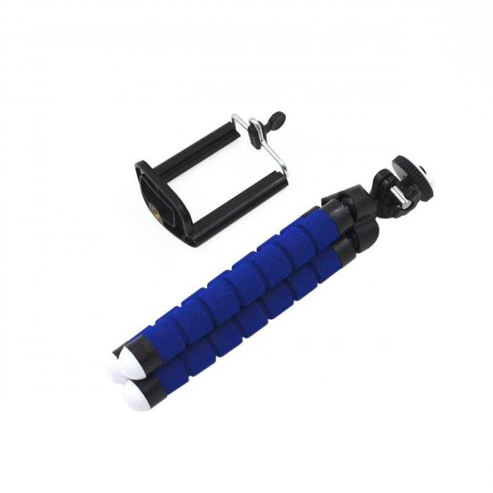 Трипод мини, поролон, 18.5 см, синий телефон