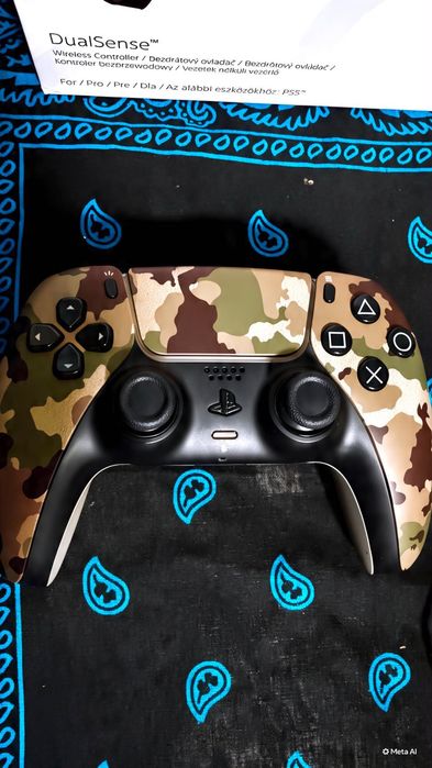 DualSense Ps5 controller камуфлаж