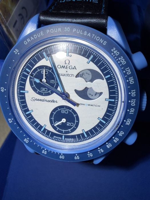Omega Swatch Mission to the Super Blue Moonphase