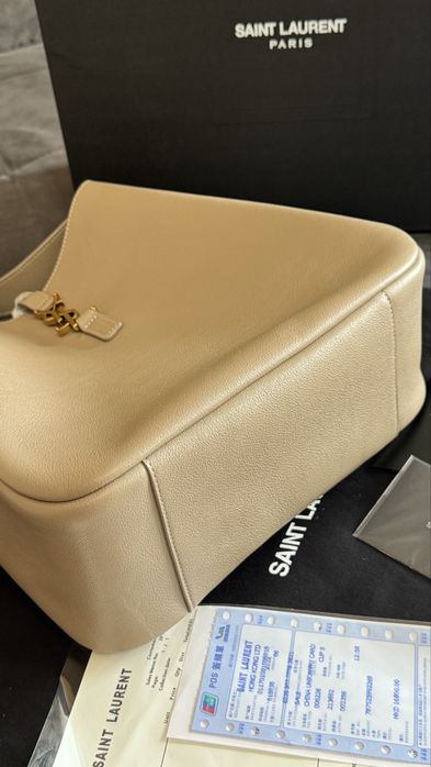 Poseta Y*S*L Le 5 a 7 - 30cm/large/piele naturala/video