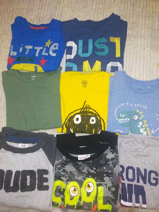 Set 8 bluze baieti 5-6 ani