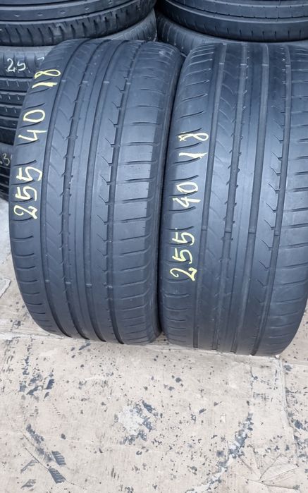 2 Anvelope Vară Good Year 255 40 R18 RUN-FLAT Stare Perfectă.