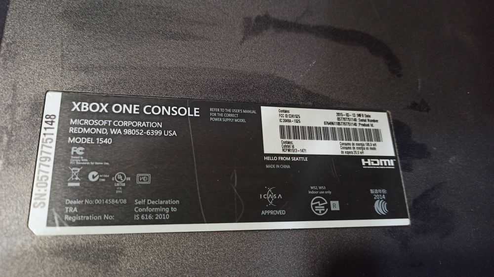 Xbox one 500 GB конзола игра