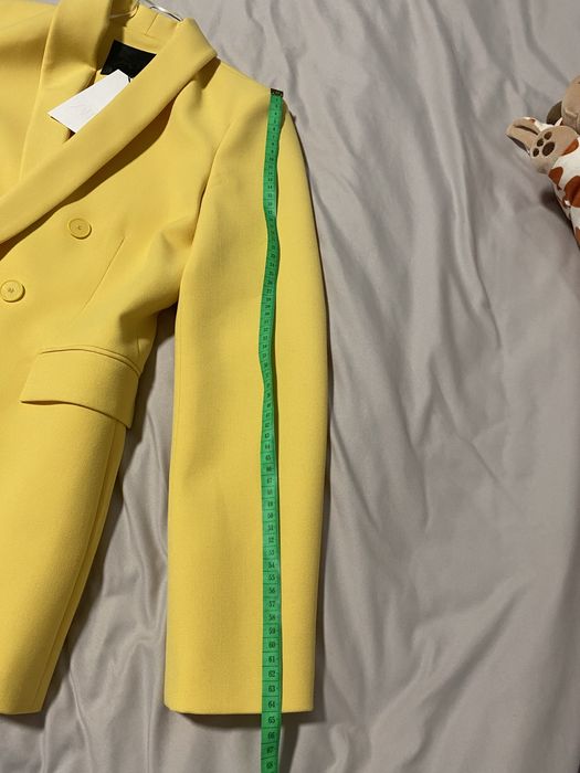 Sacou drept cu guler smoching Zara ZW