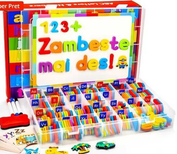 Jucarie educativa pt copii litere magnetice