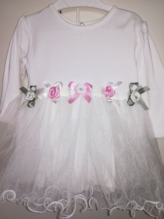 Рокля за бебе от тюл или нов дънков сукман