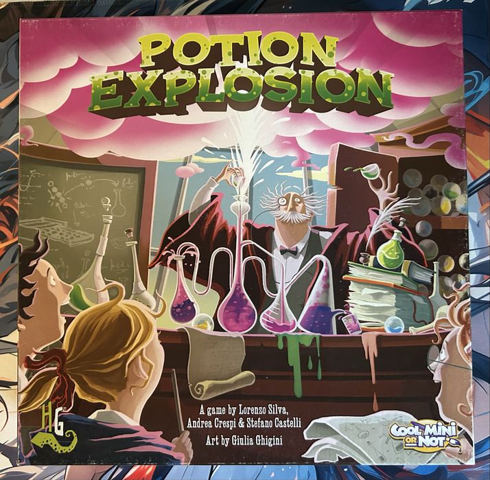 Joc de societate Potion Explosion, complet, stare foarte buna, limba engleza