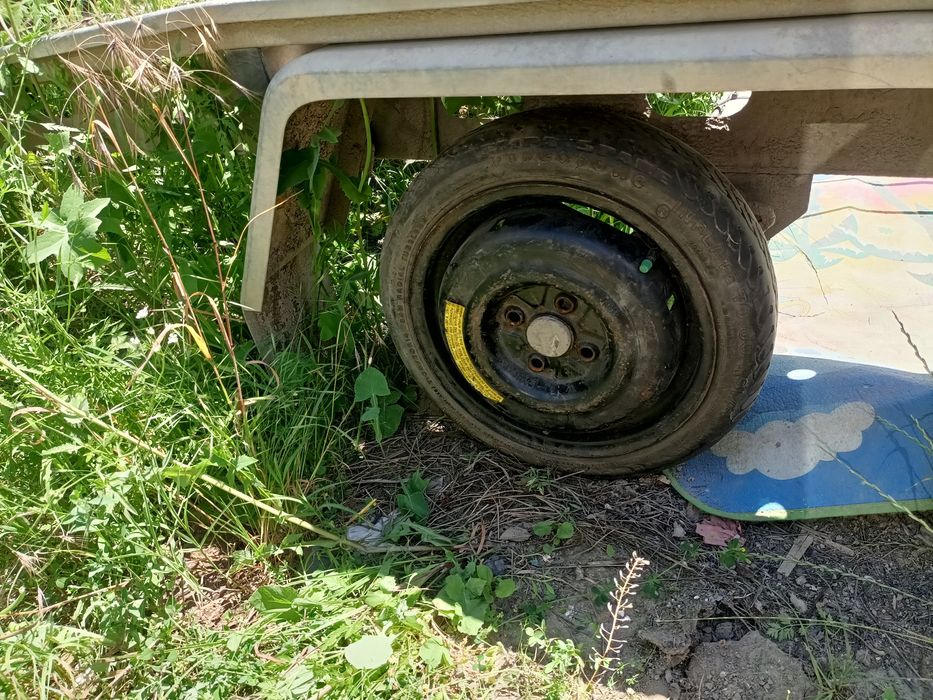 Roată rezervă slim îngustă  4X100 pentru : remorcă remorcuță ...