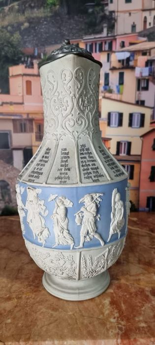 Carafa Vin Ceramica Capac Zamac