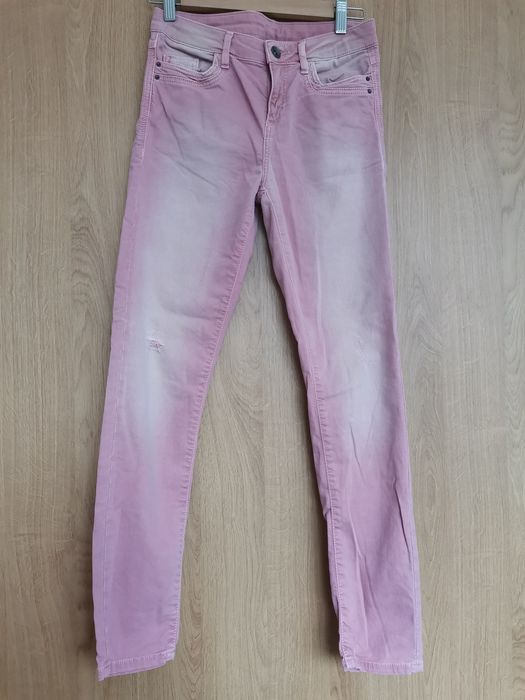 Pantaloni/Jeans roz pudra, Esprit 28, XS-S, skinny