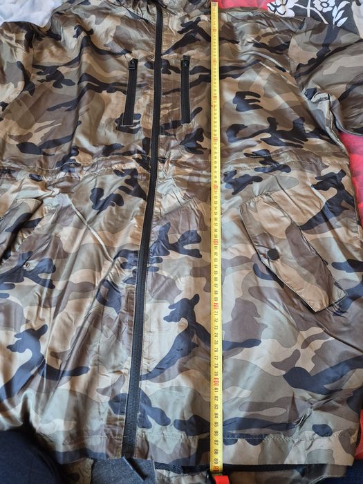 Мъжка тънка парка, ветровка камуфлаж ХЛ