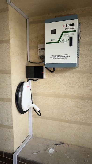 Установка зарядных станций для электромобилей