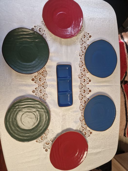 Set 18 Piese Farfurii Mediterraneo Italia / Novita Home / Pictat