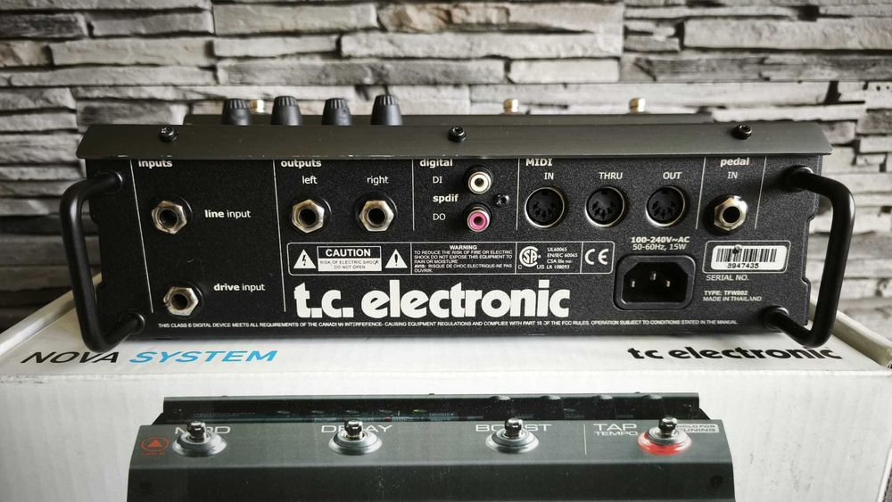 Procesor multiefect profesional chitara electrica TC Electronic Nova System - GARANTIE 1 AN!