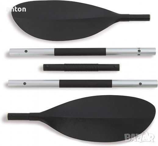 Нов двуместен каяк Intex Explorer K2 с помпа 2 ауминиеви гребла и сак